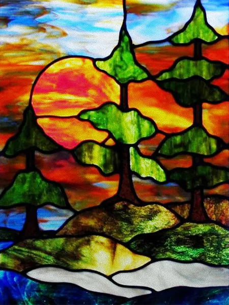 Custom Size Glass Window Film,Static Cling Frosted Opaque Glass Films,Stickers For Wardrobe Bathroom Kitchen Door,Tree Poster