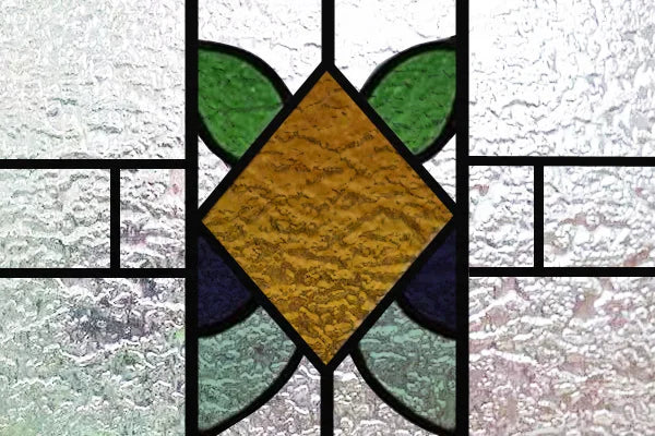 Custom Size 3D Matte Window Film, Stained Glass, Decorative UV Window Sticker, Privacy Frosted Static Cling, Home Decal