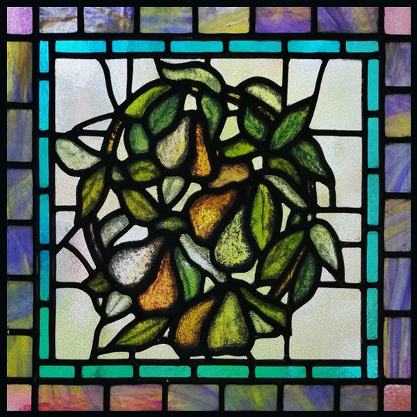 Custom Size Stained Glass Film,3D Frosted Static Cling Window Films,Decor Foil Stickers, Window Treatment for Square Glass Door