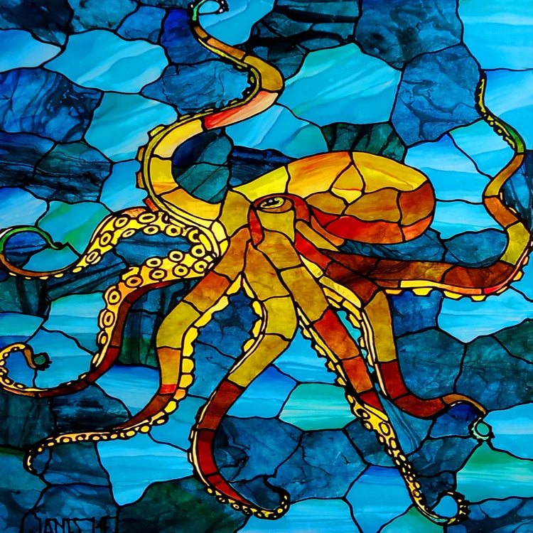 Custom size Glass Films,Window Film Frosted Sticker Fish Cat Birds Animals Print For Kids Room Door Light Box Poster Home Decor