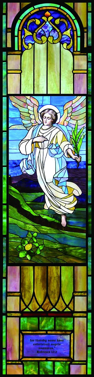 Stained Glass Window Film, Simulated Frosted, Static Cling, Privacy, Door Sticker, Church Jesus Painting, Custom Size