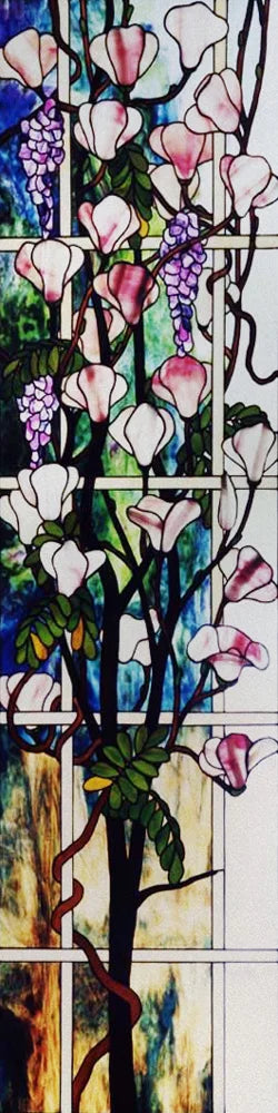 Frosted Stained Glass Window Film, Church Static Cling,Privacy Retro Door Sticker,Kitchen, Office, Home Decor, Customized