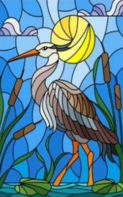 Custom Size Glass Window Film Static Cling Frosted Glass Films Stickers For Bathroom Kitchen Door Birds Heron Parrot Owl