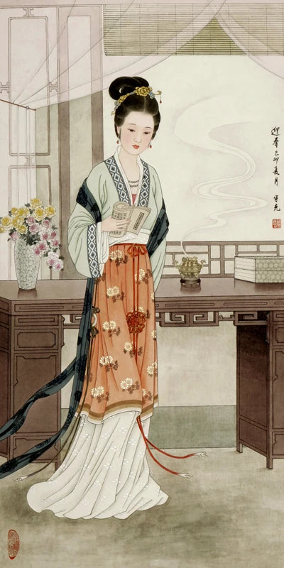 Stained Static Cling Window Film,Frosted Opaque Glass Sticker,Chinese style print Poster for Restaurant Home Decor