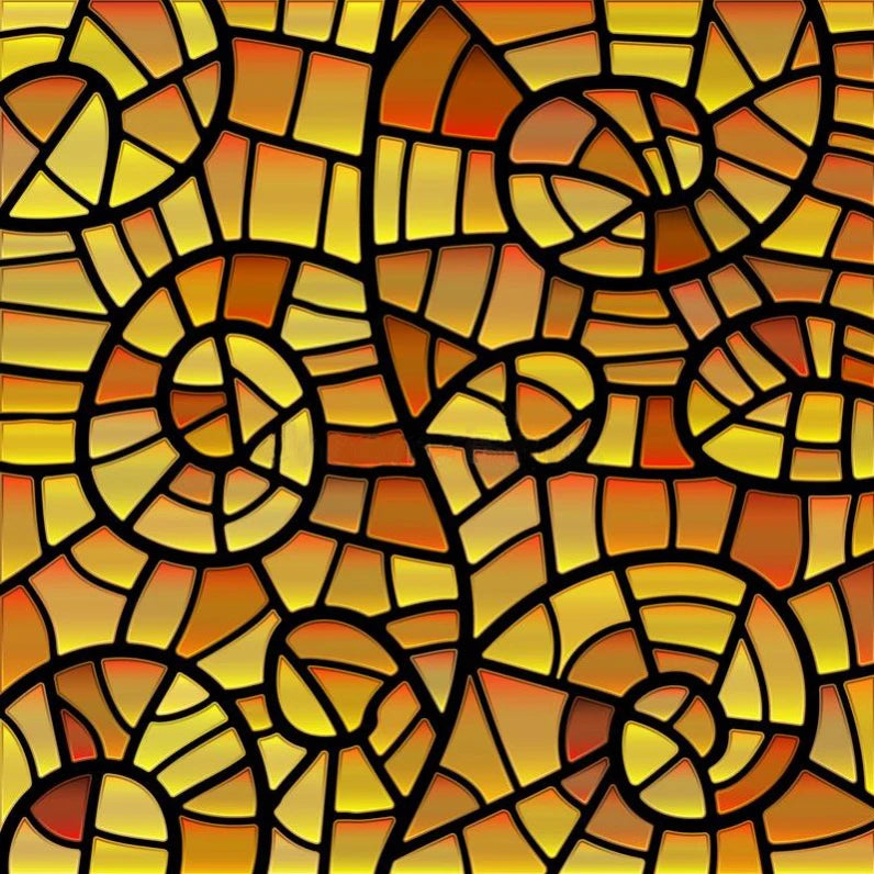 Custom Size Stained Glass Window Film Opaque Frosted Privacy Protection Removable Static Cling Home-Decor Mosaic Window Covering