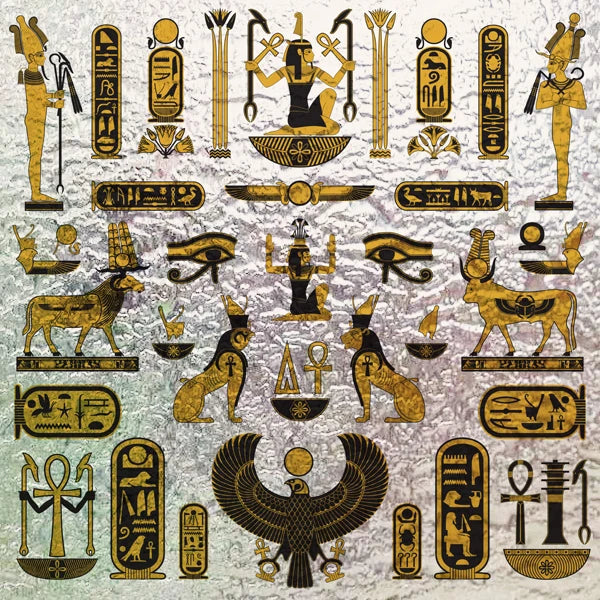 Stained Glass Wndow Film Frosted Glass Sticker Forest Custom Size Egyptian themed for Window Home Decor