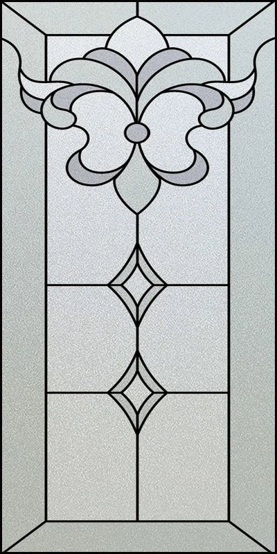 Custom Size Stained Glass Window Film, Frosted Privacy, Static Cling, Retro Matte Sticker, Bathroom Door, Office, Home Decor