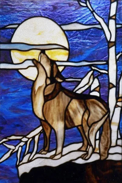 Window Film Stained Glass Stickers Static Cling,Frosted Privacy Custom size,Print Cat,Tiger,Deer,Bear For Window Door Home Dec