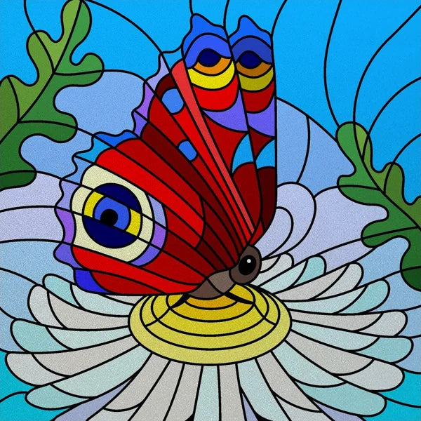 Window Film Frosted Stained Glass Films,Customized Rose Flower Ladybird Static Cling Sticker,Home Decor Foil Window Treatment