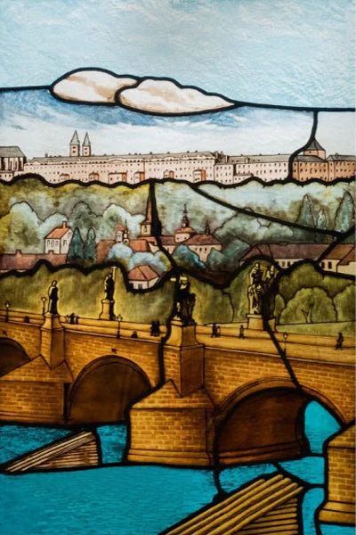 Custom Stained Glass Films Window Film Frosted Sticker Castle For Kitchen Bathroom Door Church Poster Home Decor