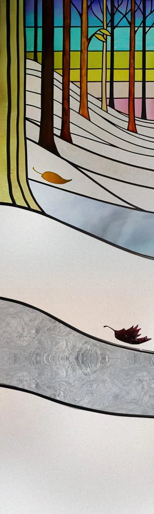 Custom Glass Window Film Static Cling,Stained Glass Films,Window Stickers,Tree Pattern,Frosted For Bathroom Door,Home Decor