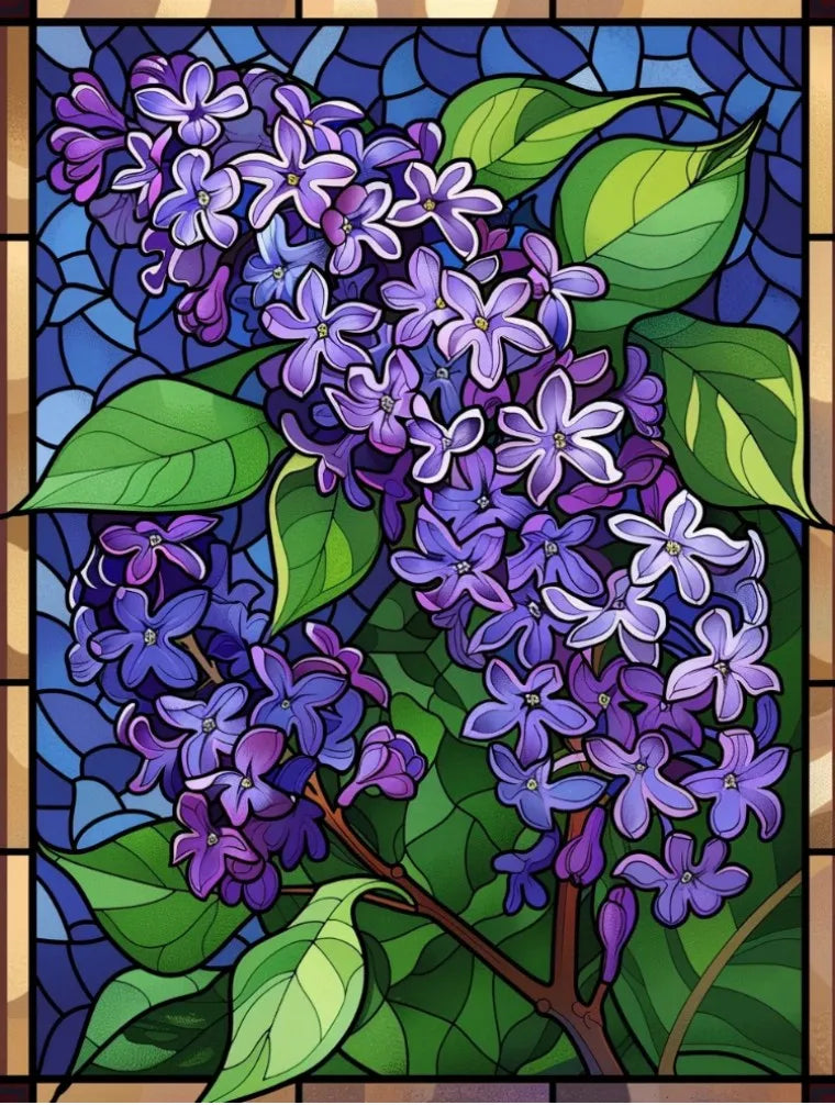 Stained Glass Window Film, Frosted Window Film, ,Privacy,No Glue, Static Cling, Home Decorative Flower