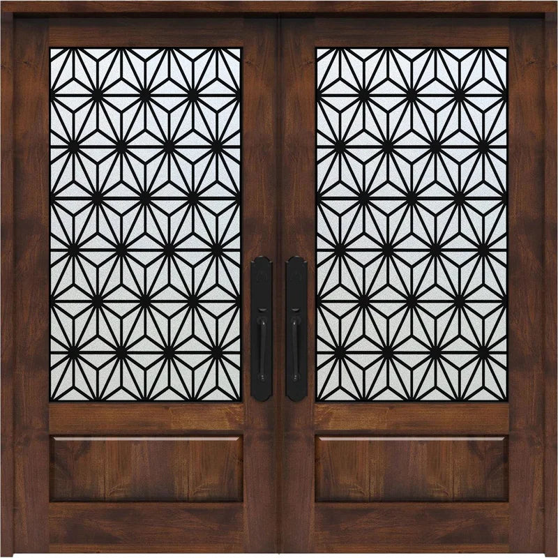 Window Film Frosted Stained Glass Films,Static Cling Privacy Films Door Sticker Kitchen Office Home Decor Customized