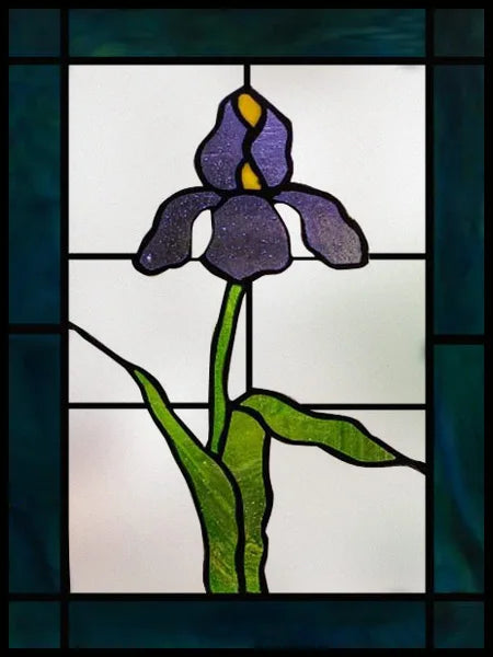 Frosted Stained Glass Window Film, Customized Art Design, Flower Rose, Static Cling Sticker,Home Decor Foil, Treatment