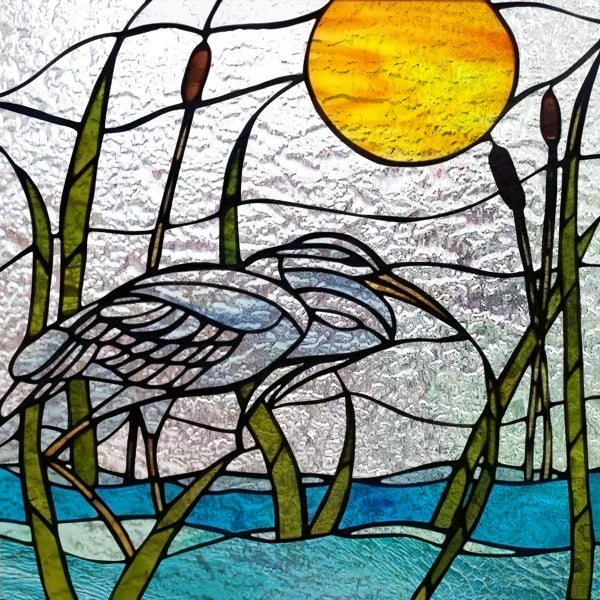 Custom size 3D Matte Window Film Stained Glass Decorative Uv Window Sticker Privacy Frosted Static Cling for Glass,Birds