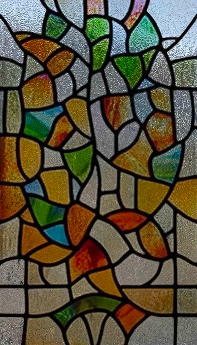 Window Film Stained Glass Films,Frosted Static Cling,Light-transparent Opaque Privacy Sticker,Home Decor,Ginkgo Leaf,Leaves