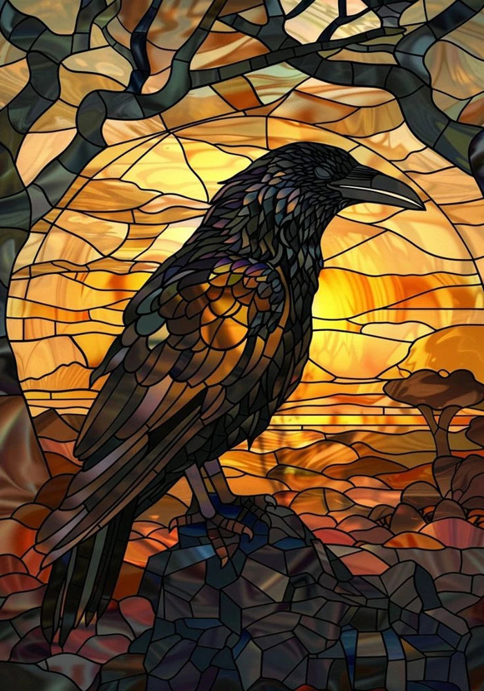 Customized Stained Glass Film Window Films,Static Cling Frosted Privacy Bird Eagle,Bathroom Kitchen Door Sticker