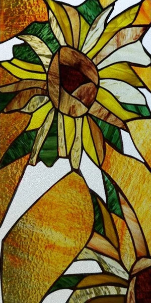 Frosted Stained Glass Window Film, Church Static Cling,Door Sticker,Print SunFlower,Tree,Fruit,Birds,Home Decor, Customized