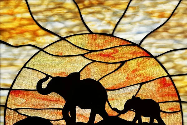 Custom Size Stained Glass Window Film, Transom Frosted Glass Sticker, Kitchen Room Door, Bathroom, Home Decor