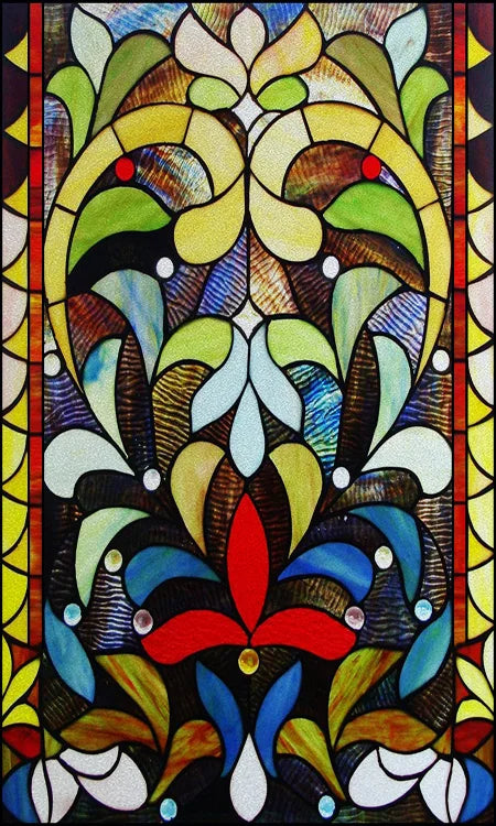 Customized Window Film Frosted Stained Glass Films,Static Cling Reusable Remove,Privacy Protection  Door Sticker Home-Decor