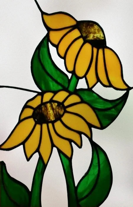 Frosted Stained Glass Window Film, Print Flowers, Static Cling,Privacy Door Sticker,Kitchen, Office, Home Decor, Customized