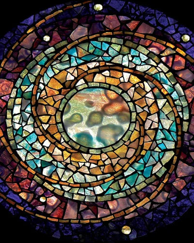 Customized Size Static Cling Frosted Stained Glass Window Films,Sun Catcher Print Photo for Bathroom Privacy Door Home Decor