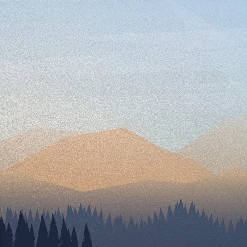 Stained Glass Wndow Films,Frosted Glass Sticker,Static Cling,for Bathroom Kiechen Door Office Home Decor Custom size Mountain