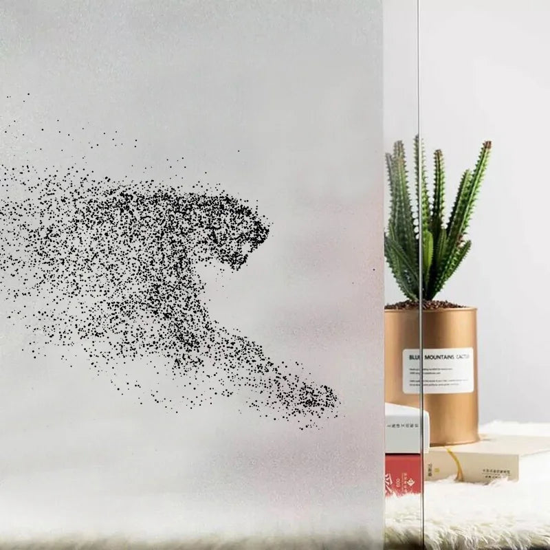 Custom Size Window Glass Films Window Film Static Cling Art Pictures Horse Eagle Wolf Shower Frosted Office Home Decor