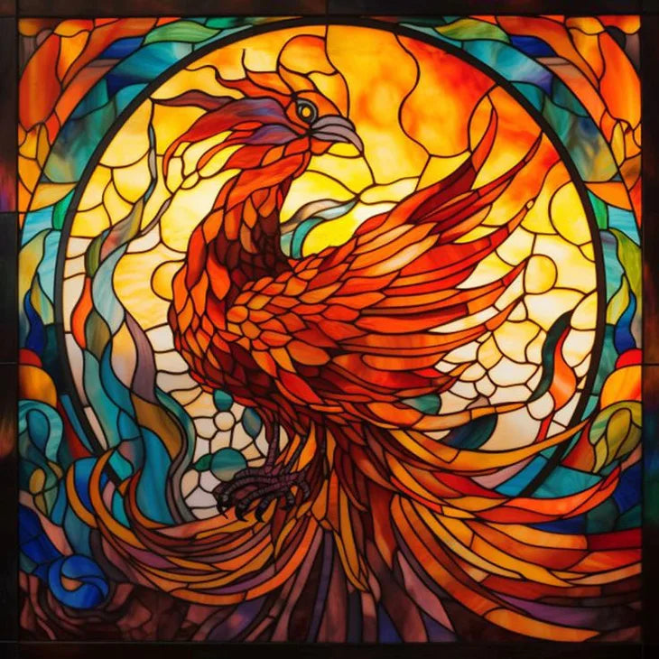 Custom size Window Film Stained Glass Films Frosted Privacy Static Cling Retro Bird Peacock Sticker Bathroom Skylight Decor