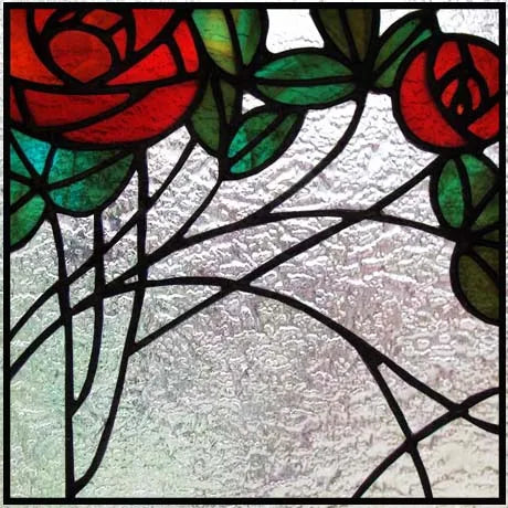 Custom size 3D Matte Window Film Stained Glass Decorative Uv Window Sticker Privacy Frosted Static Cling Window Decal for Glass