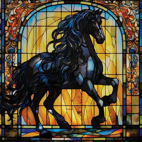 Custom size Window Film Stained Glass Films Frosted Privacy Static Cling Retro Dog Tiger Cat Sticker Bathroom Skylight Decor