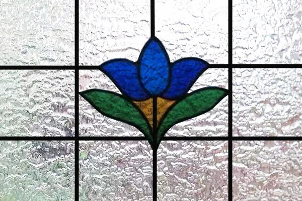 Custom Size 3D Matte Window Film, Stained Glass, Decorative UV Window Sticker, Privacy Frosted Static Cling, Home Decal