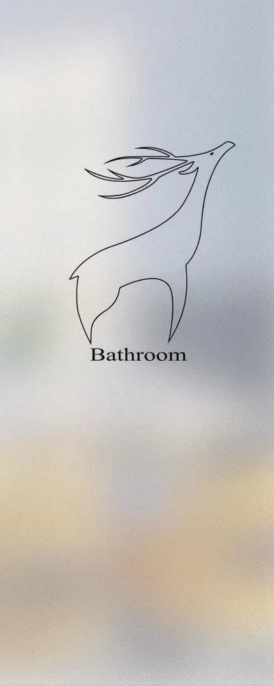 Custom Size Stained Glass Window Film,Frosted Privacy, Static Cling, Door Sticker,Kitchen and Bathroom, Tree Home Decor