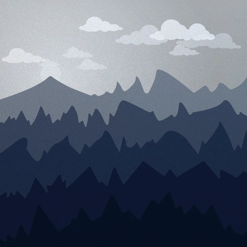 Stained Glass Wndow Films,Frosted Glass Sticker,Static Cling,for Bathroom Kiechen Door Office Home Decor Custom size Mountain