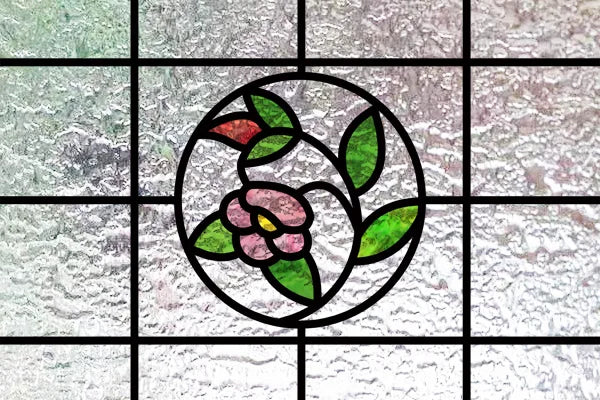Custom Size 3D Matte Window Film, Stained Glass, Decorative UV Window Sticker, Privacy Frosted Static Cling, Home Decal