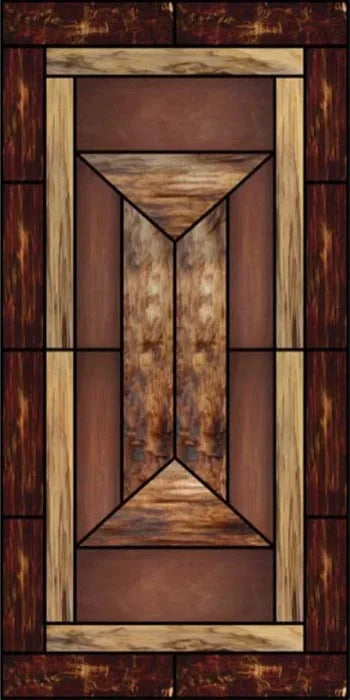 Frosted Stained Glass Window Film, Customized Privacy, Static Cling,Church Style, Door Sticker, Office, Bathroom Home Decor