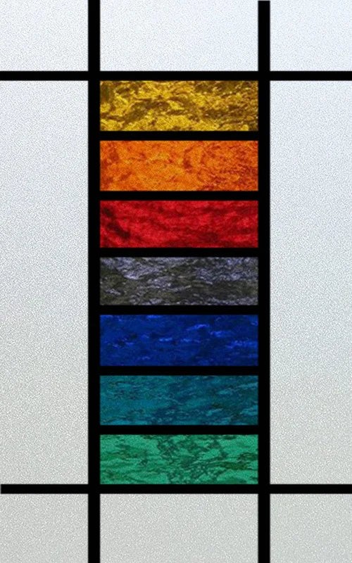 Window Film Frosted Stained Glass Films,Static Cling Privacy Films Door Sticker Kitchen Office Home Decor Customized