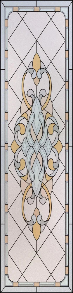 Frosted Stained Glass Window Film, Church Static Cling,Privacy Retro Door Sticker,Kitchen, Office, Home Decor, Customized
