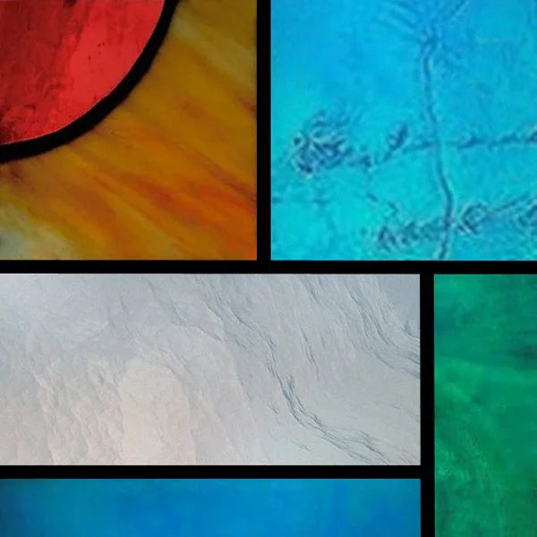 Stained Glass Window Film, Frosted Privacy Static Cling, Retro Stickers for Bathroom, Cabinet, Door, Home Decor, Skylight Covers