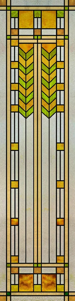 Custom Size Stained Glass Window Film, Frosted Privacy, Static Cling, Retro Matte,Door Sticker, Bathroom, Office, Home Decor