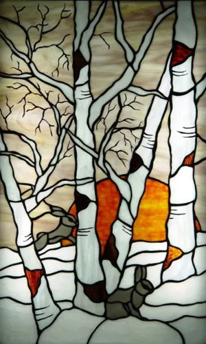 Customized Size No Glue Static Cling Frosted Stained Glass Window Films for Bathroom Door Home Decor Print Mosaic Night Moon