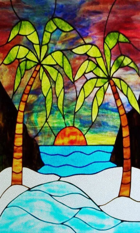 Customized Window Film Frosted Stained Glass Films,Static Cling Reusable Remove,Privacy Protection  Door Sticker Home-Decor