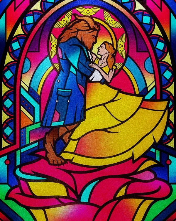 Custom Stained Glass Films Window Film Frosted Sticker Princess Prince For Kids Room Door Stickers Light Box Poster Home Decor