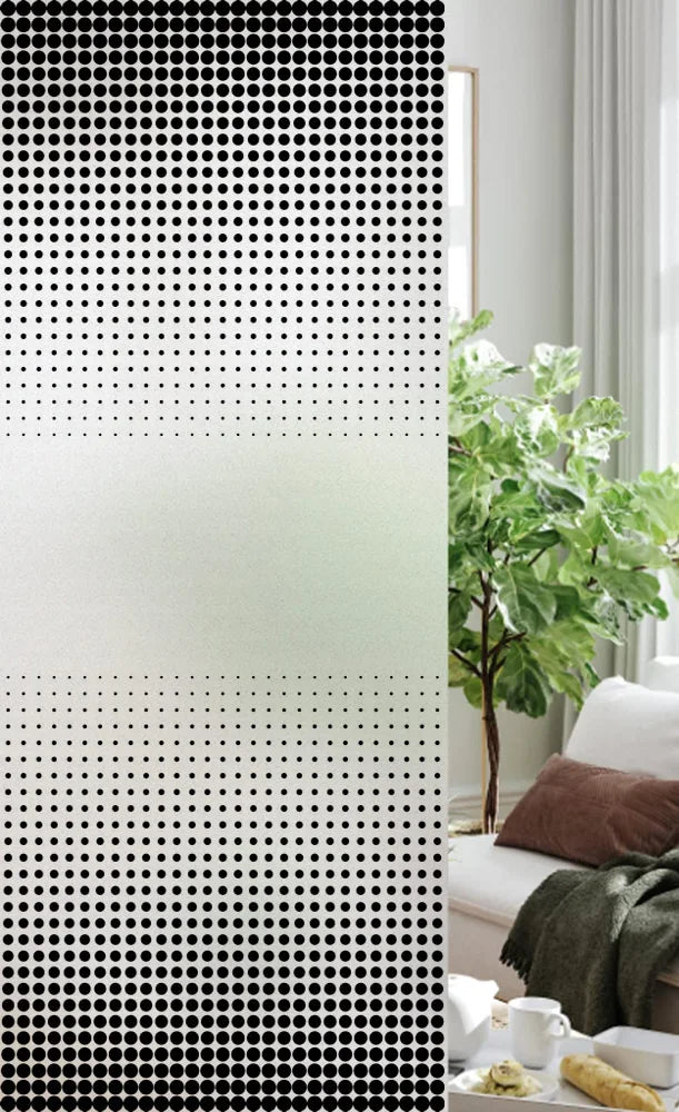 Custom Size Stained Glass Window Film, Frosted Privacy, Static Cling, Retro Country, Door Sticker, Bathroom, Office, Home Decor