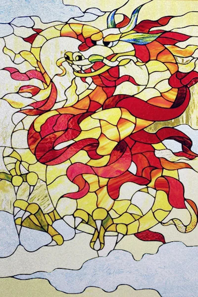 Window Film Stained Glass Stickers Static Cling,Frosted Privacy Custom size,Print Cat,Tiger,Deer,Bear For Window Door Home Dec