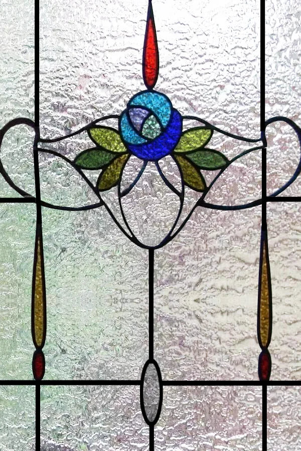 Custom Size 3D Matte Window Film, Stained Glass, Decorative UV Window Sticker, Privacy Frosted Static Cling, Decor for Glass