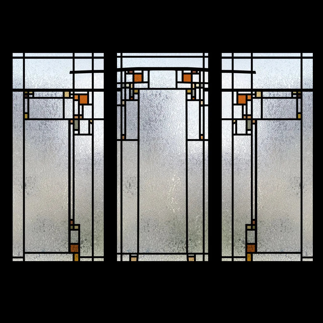 Custom Glass Window Film Static Cling,3D Frosted Glass Films Prairie Style,Home Foil Stickers,Prevent ran into Door,Home Decor