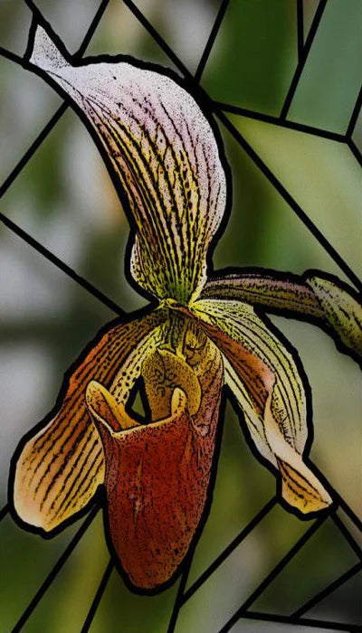 Window Film Frosted Stained Glass Films Customized Art Decor Design Flower Static Cling Sticker,Home Decor Foil Window Treatment