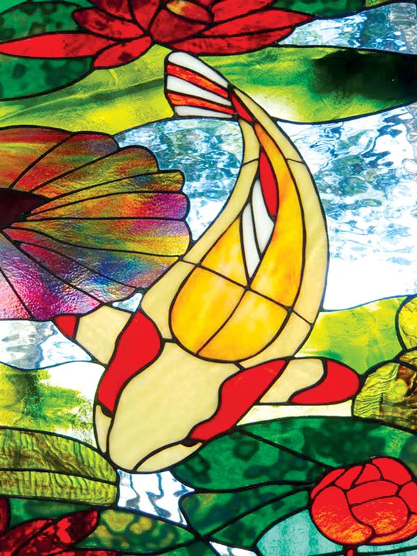 Custom Size Glass Window Film Static Cling Frosted Glass Films Stickers For Wardrobe Bathroom Kitchen Door Fish Dolphin Poster