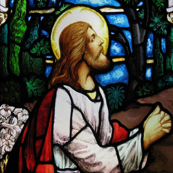 Custom Frosted Stained Glass Window Film,PVC Static Cling Films,Virgin Mary, Jesus Church Decor, Foil Stickers